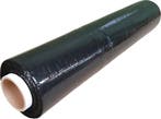 Stretchfolie handwikkelfolie 50cmx300m 20my zwart 1 rol, Verzenden