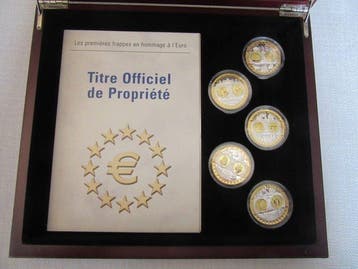 Frankrijk. Silver medal - Coffret commémoratif Société