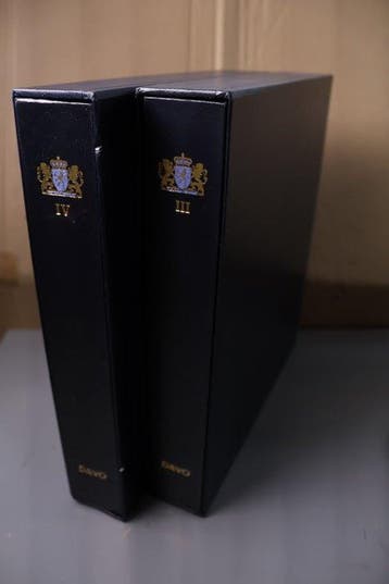 Nederland 1970/1999 - 2 lege DAVO LX voordrukalbums deel III, Gestempeld