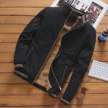 Warme Heren Aviator Jas met Fleece Voering - Perfect voor He, Verzenden, Nieuw