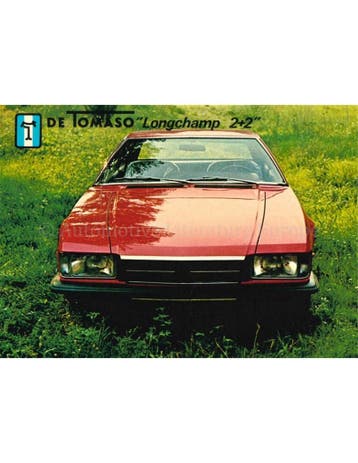 DE TOMASO LONGCHAMP 2+2 ANSICHTKAART, Nieuw, Author