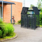 Containerombouw Bernalda voor 2 containers 240L antraciet ca, Tuin en Terras, Bergingen en Tuinkasten, Verzenden, Nieuw