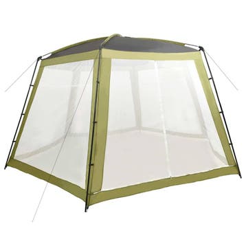 vidaXL Zwembadtent 590x520x250 cm stof groen, Verzenden, Nieuw
