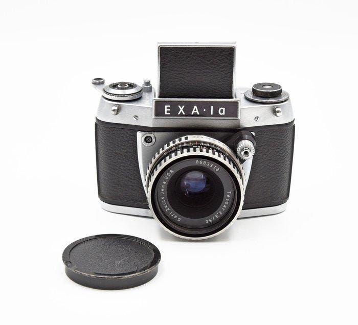 Exakta 1A + Tessar 50mm f2.8 Analoge camera, Audio, Tv en Foto, Fotocamera's Analoog
