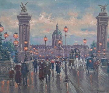Émile Boyer (1877-1948) - Le pont Alexandre III
