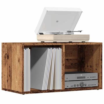 vidaXL LP Opbergbox 69,5x34x36 cm bewerkt hout oud, Verzenden, Nieuw