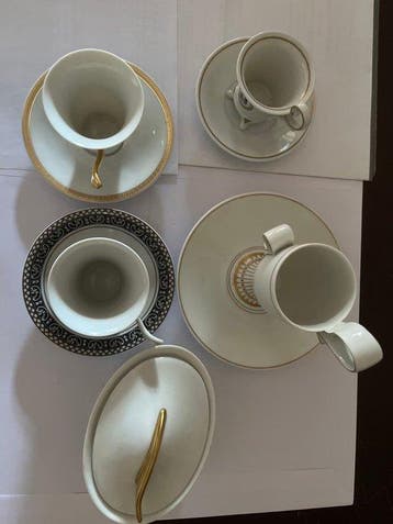 Rosenthal - Versace - Kop en schotel (6) - Porselein