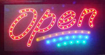 OPEN LED bord lamp verlichting lichtbak reclamebord #A2, Verzenden, Nieuw in verpakking