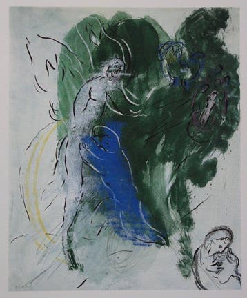 Marc Chagall (1887-1985) - Jacob et de lange