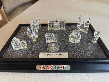 Swarovski - sculptuur, la piccola città - 10 cm - Kristal,