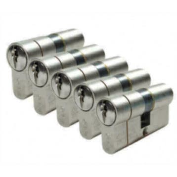 5 antikerntrek cilinders ISEO F6 extra s skg*** 15 sleutels!, Verzenden, Nieuw, Koper of Messing, Slot