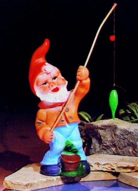 Tuinkabouter met hengel, Tuin en Terras, Tuinbeelden, Nieuw, Verzenden