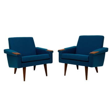Vintage | Topform | Fauteuil | Set Van  |  2451, Huis en Inrichting, Fauteuils, Ophalen of Verzenden, Zo goed als nieuw, Mid-Century