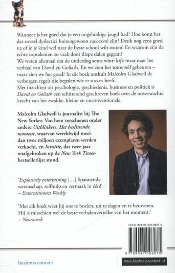 David en Goliath 9789047006275 Malcolm Gladwell, Verzenden, Gelezen, Malcolm Gladwell