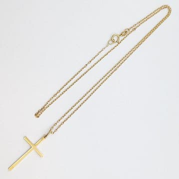 Ketting met hanger - 18 karaat Geel goud