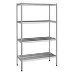 GGM Gastro | RVS stelling - 1080x400mm - Diepte: 400mm - met, Verzenden, Nieuw, Effen, Bord(en)
