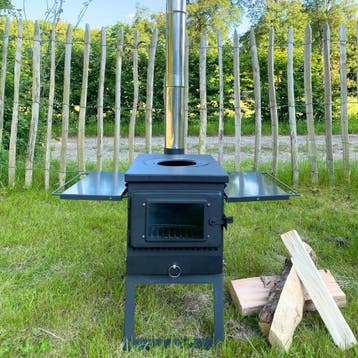 ASH - Outdoor Stove - Camping Houtkachel met Grill, Verzenden, Nieuw
