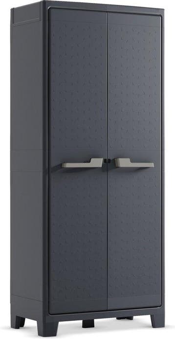 2dekans | Keter Moby hoge kast - 4 planken - 80x44x182 cm -, Ophalen of Verzenden, Zo goed als nieuw