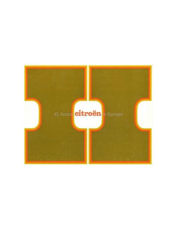 1966 CITROEN H BROCHURE NEDERLANDS, Nieuw, Author