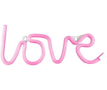 Neon LED sfeerlamp - Love - Roze - 34 x 13cm, Ophalen of Verzenden, Nieuw