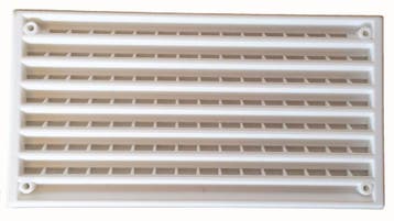 Ventilatierooster Wit 17x9cm, Ophalen of Verzenden, Nieuw