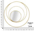 WANDSPIEGEL ARC GLAM CM Ø 80X3,5, Huis en Inrichting, Woonaccessoires | Spiegels, Ophalen of Verzenden, Nieuw