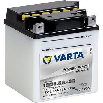VARTA 12N5.5A-3B Powersports Freshpack accu | 506 012 004 |, Ophalen of Verzenden, Nieuw