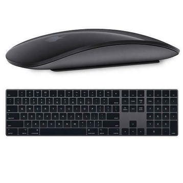 Apple Magic Keyboard met Numpad + Magic Mouse 2 Space Gray, Ophalen of Verzenden, Zo goed als nieuw