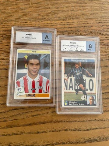 Panini Ronaldo Rookie - 2 Sticker - Excellent (EX), Verzamelen, Nieuw