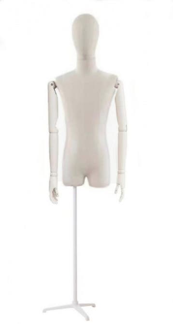 Torso 3/4 Heer IAN Zand met Houten Armen – EX RENTAL