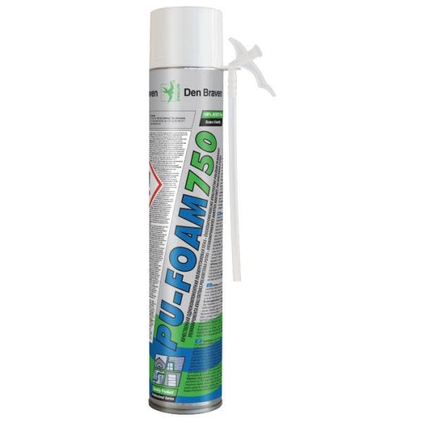 Zwaluw Den Braven PU-schuim / purschuim - 750ml, Doe-het-zelf en Verbouw, Verwarming en Radiatoren, Verzenden