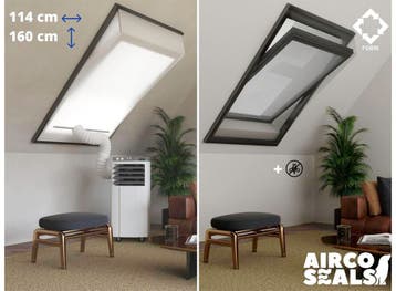 Raamafdichtingskit Mobiele Airco - Met Hor – 114 x 160 cm, Verzenden, Nieuw