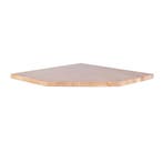 Werkblad hout voor hoekkast 864 x 36 x 864 x 1223mm, Verzenden