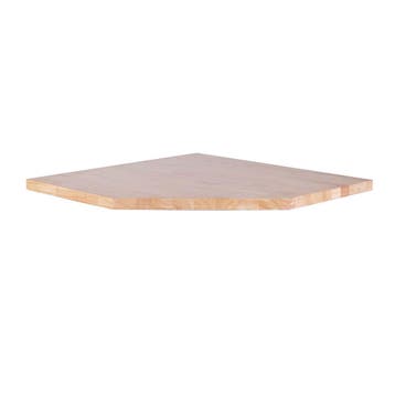 Werkblad hout voor hoekkast 864 x 36 x 864 x 1223mm, Verzenden