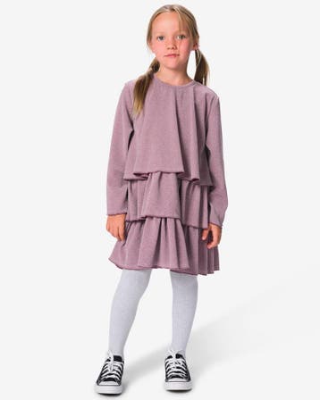 HEMA Kinderjurk wijd lichtpaars 30% korting ; vanaf 9.99, Verzenden, Nieuw
