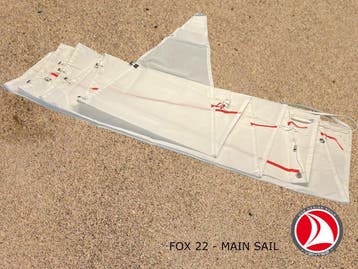 Fox 22 Grootzeil (zeil), Watersport en Boten, Zeilen en Zeiltoebehoren, Nieuw, 6 meter of meer, Grootzeil, Minder dan 15 m²