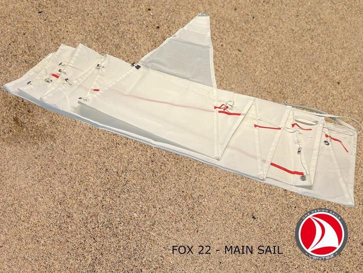 Fox 22 Grootzeil (zeil), Watersport en Boten, Zeilen en Zeiltoebehoren, 6 meter of meer, Minder dan 15 m², Nieuw, Grootzeil