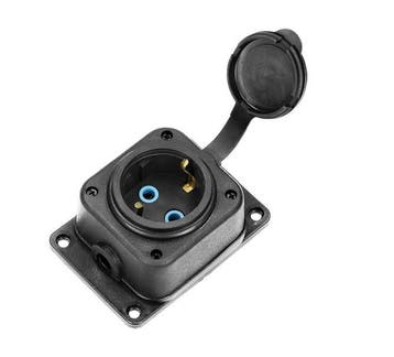 Outdoor stekkerdoos - PREMIUM - IP44 - enkele stopcontact, Ophalen of Verzenden, Nieuw, Stopcontact