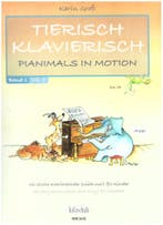 Piano bladmuziek - animals in motion - Karin Grob [504], Muziek en Instrumenten, Verzenden, Les of Cursus, Nieuw, Piano