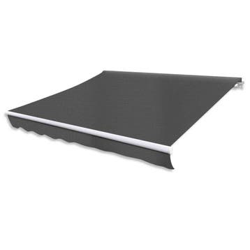 vidaXL Luifel handmatig uittrekbaar 300 cm antraciet, Verzenden, Nieuw