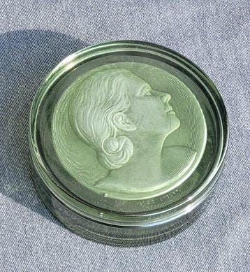 Val Saint Lambert - Luxval collection - Sieradendoos - Glas
