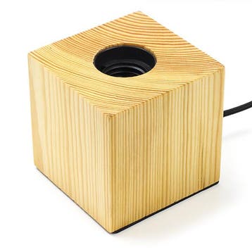 Lampvoet | Calex (E27, Tot 40W, Hout), Verzenden, Nieuw