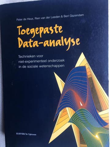 TOEGEPASTE DATA-ANALYSE DR 2 - P. de Heus 9789035222557, Verzenden, Zo goed als nieuw, P. de Heus