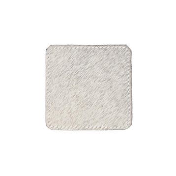 onderzetter koe vierkant grijs 9x9cm, Verzenden, Nieuw