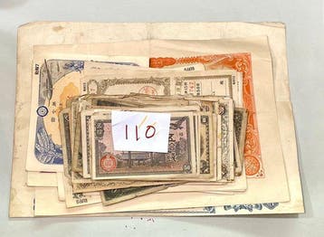 Japan. 128used Japanes bank note inclu Military bank note,