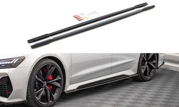 Zijskirts V.1 Audi RS6 / RS7 C8 Maxton Glanzend Zwart, Ophalen of Verzenden, Nieuw