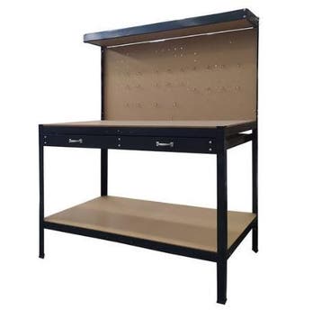 Werkbank met lade 120x60x155cm WB100, Nieuw