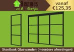 Steellook Glaswanden (meerdere afmetingen), Ophalen of Verzenden, Nieuw, Overige typen