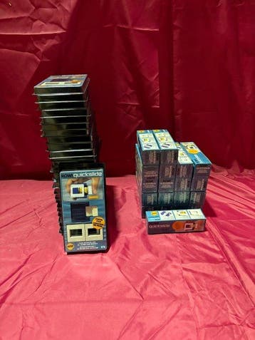 Rowi Quickslide – Groot lot dia-ramen + Slide Mounter – NOS, Nieuw