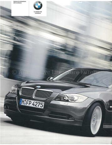 2006 BMW 3 SEDAN INSTRUCTIEBOEKJE FRANS, Auto diversen